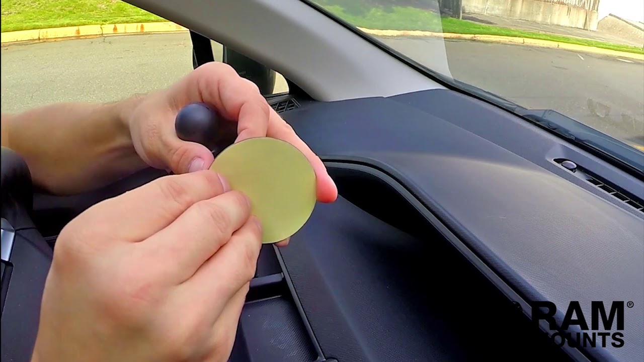 RAM Flex Adhesive Base with 1 inch Ball Installation
