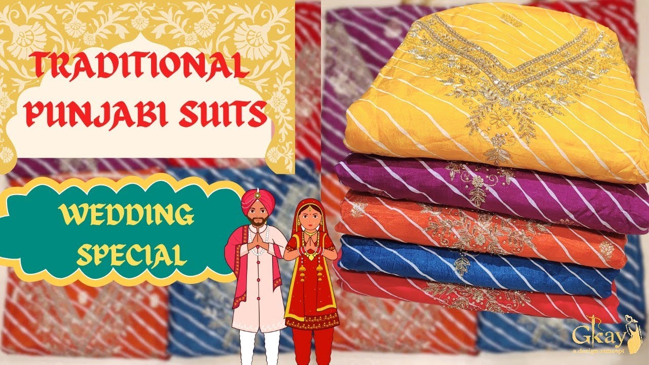 ✨Alert! Top-to-Exclusive Wedding Season Special 💍Heavy Traditional Punjabi Style Suits🤩Now available