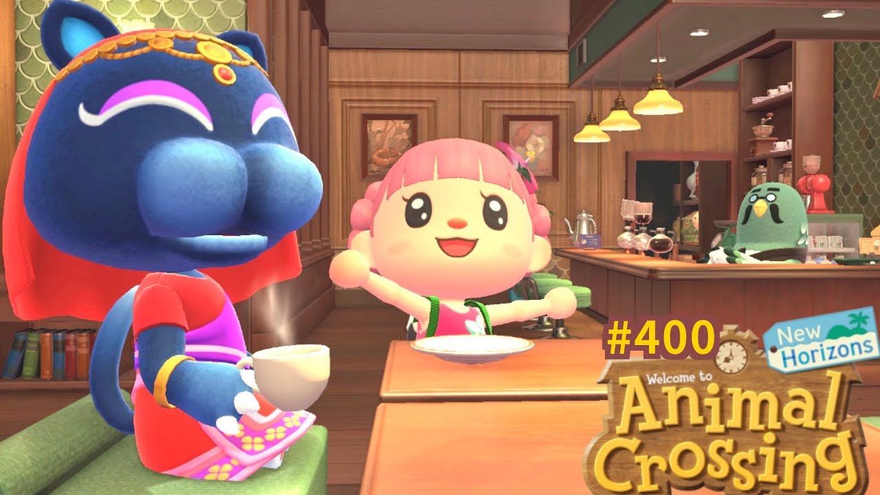 Le nouveau café de Robusto !☕️ Mise à jour 2.0 Jour 3 🏝 Animal Crossing New Horizons Let's play 400