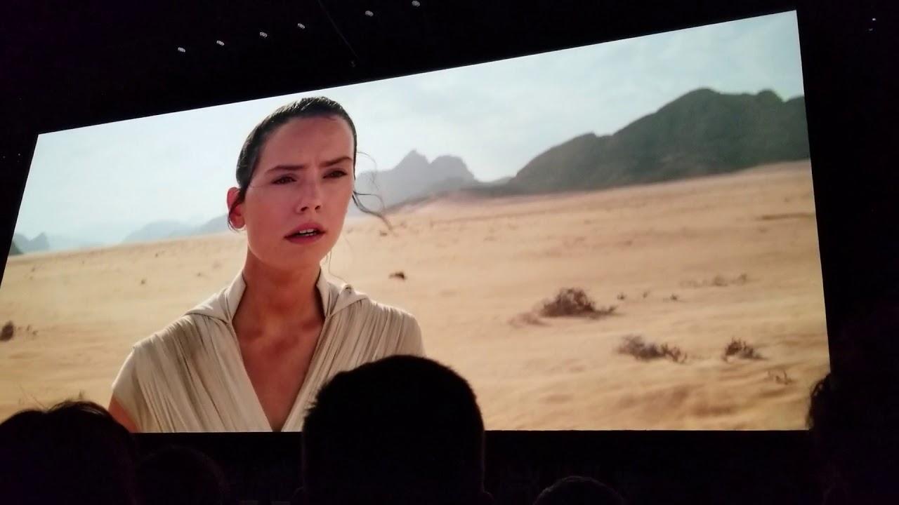 STAR WARS EPISODE IX: THE RISE OF SKYWALKER: TRAILER CROWD REACTION