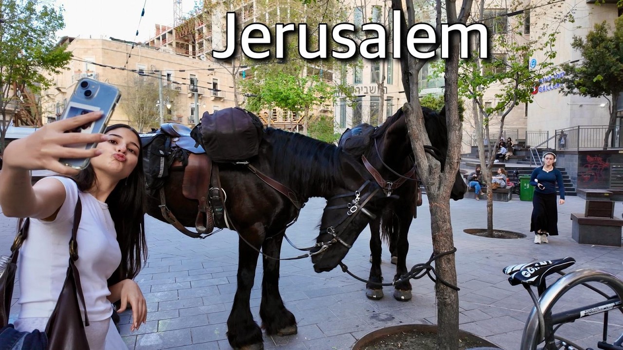Real Jerusalem, April 14, 2026. Not quite the touristy and ordinary city center.