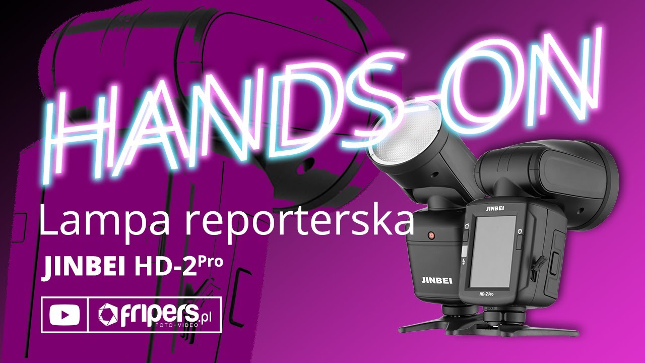 HANDS-ON Lampa reporterska JINBEI HD-2pro