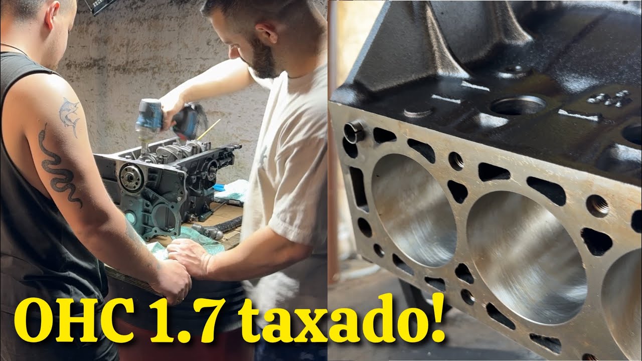 Собираем новый двигатель Chevette! OHC 1.7 с поршнем Monza и головкой блока цилиндров 1.4.