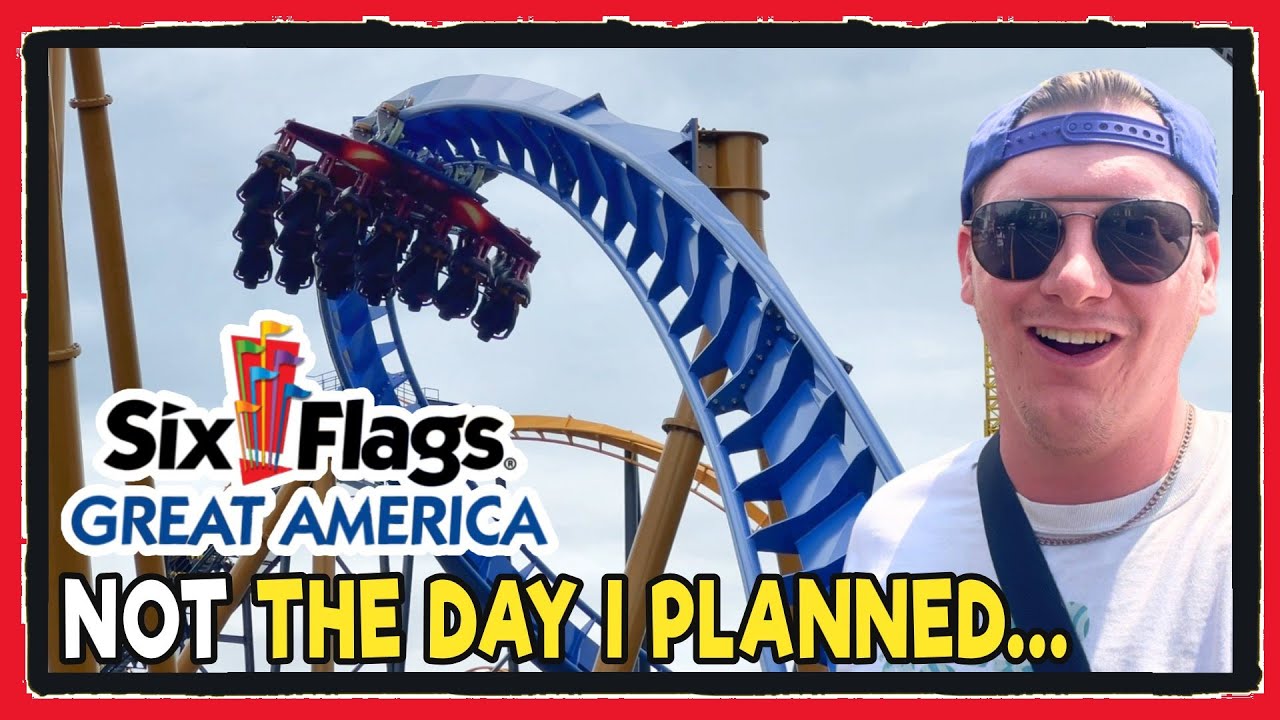Тяжелый день в Six Flags Great America... Но я все равно люблю это место!