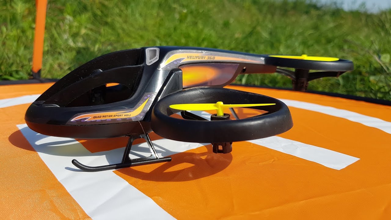Футуристичный дрон от SYMA ... Квадрокоптер TF1001 Helifury 360