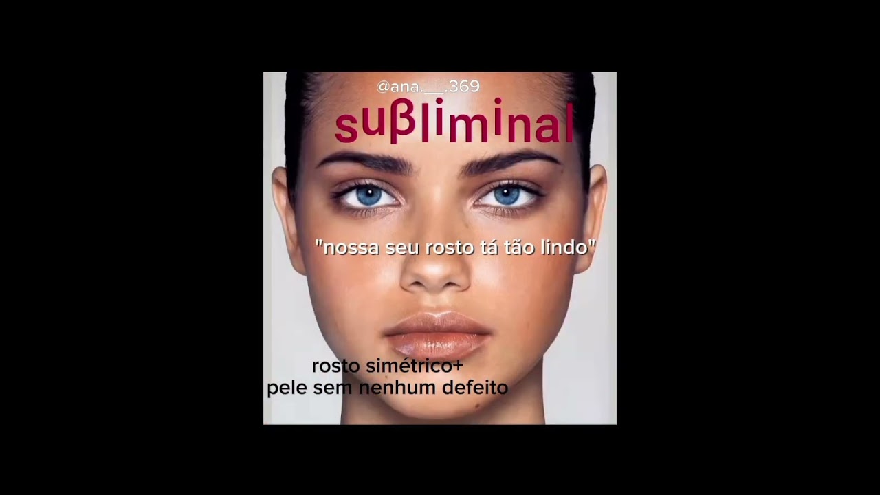Subliminal rosto simétrico 