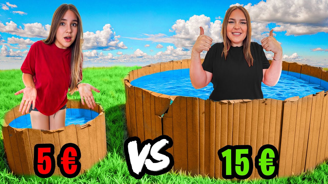 On A Construit Deux Piscines En Carton !