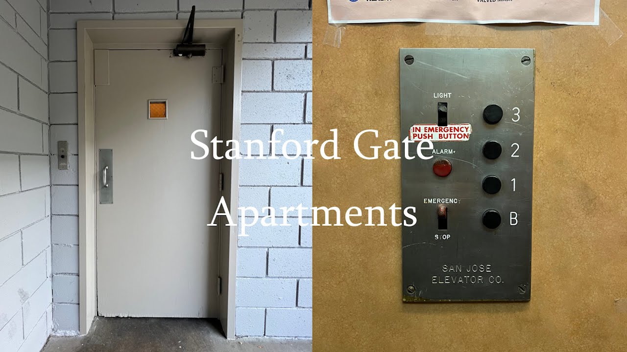 Epic Motor! Old San Jose Elevator [Car #1] Stanford Gate Apartments, Bldg. 1 - Mountain View, CA