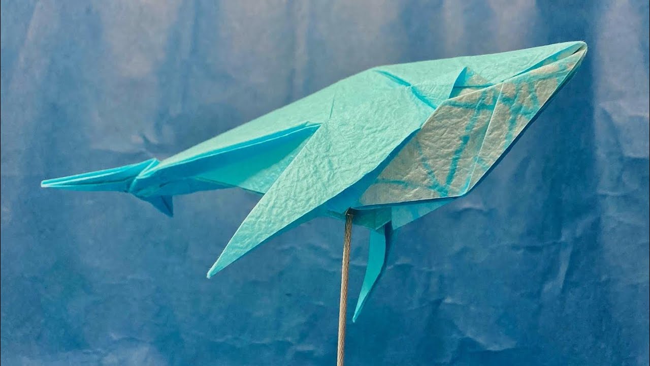 【Origami】Whale How to fold 【折り紙】クジラの折り方