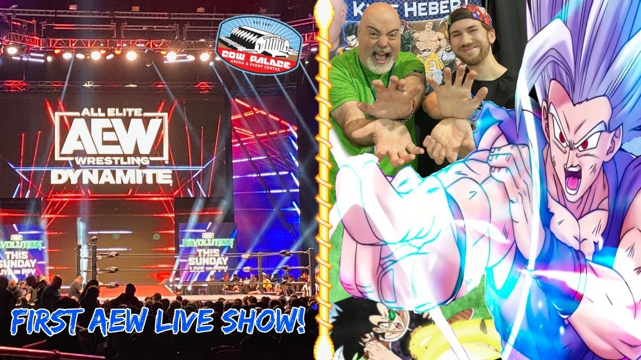 AEW Dynamite LIVE for the First Time + Meeting Gohan & Raditz at StocktonCon!