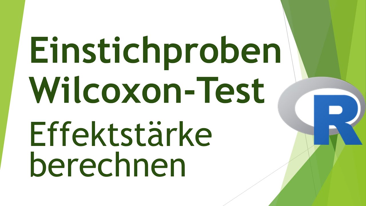 Effektst&auml;rke Einstichproben-Wilcoxon-Test in R - Daten analysieren in R (61)