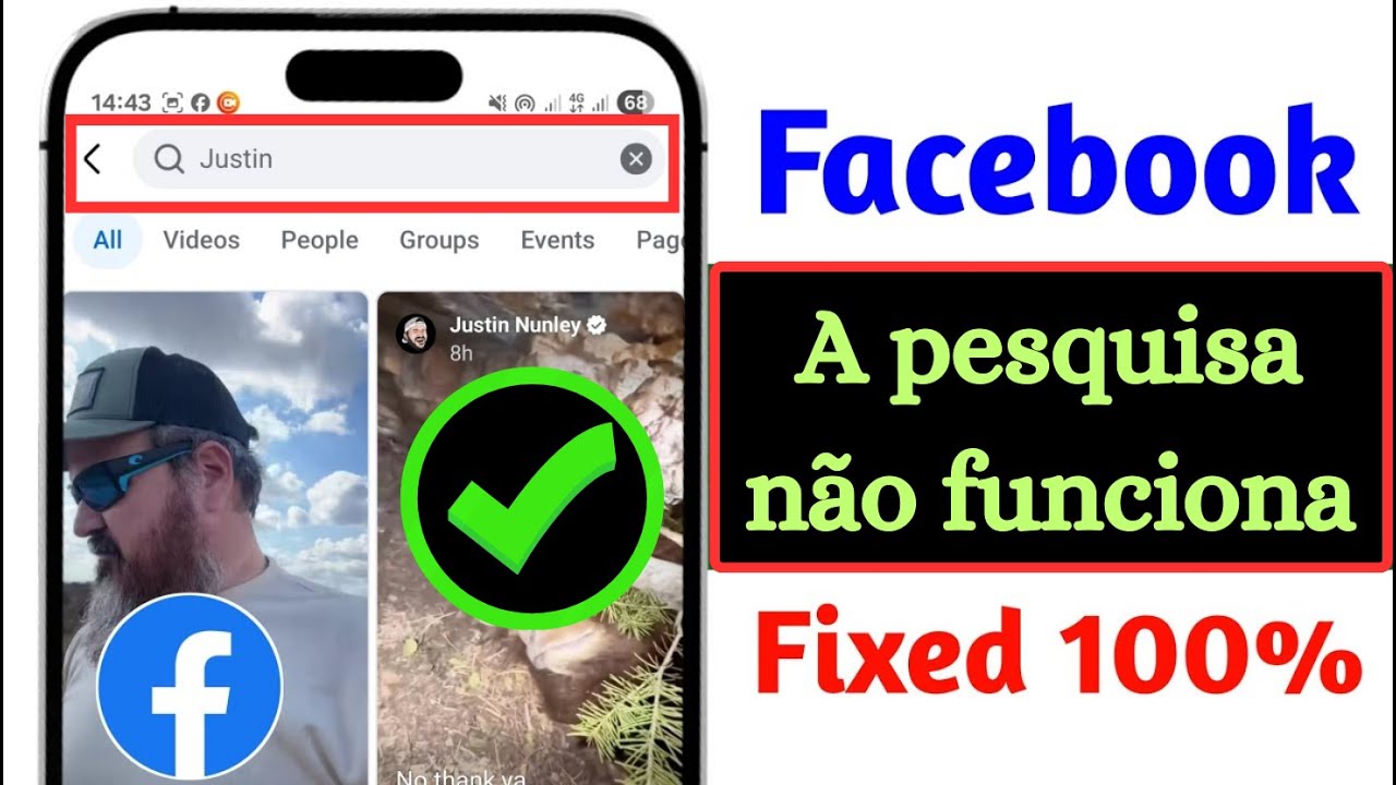 Corrigir problema de pesquisa do Facebook que não funciona Método 100% funcional