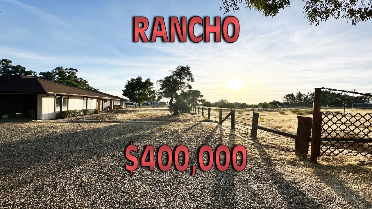 RANCHO EN VENTA: CASA DE 4 RECAMARAS 2 BAÑOS | $400,000 | 2.14 ACRES ||Madera, CA.