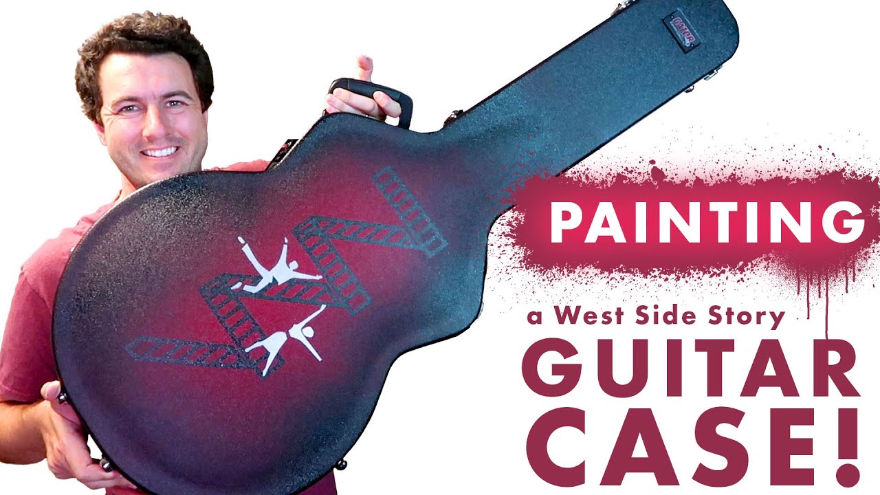 Painting a Custom Case for Rachel Zegler's Guitar