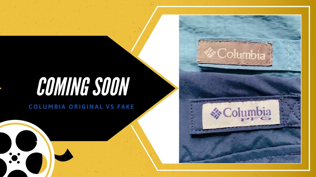 How to identify between Columbia Original and Fake Shirt