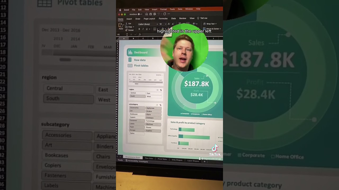 Добавление меню в #Excel для упрощения навигации по вашим #панелям мониторинга