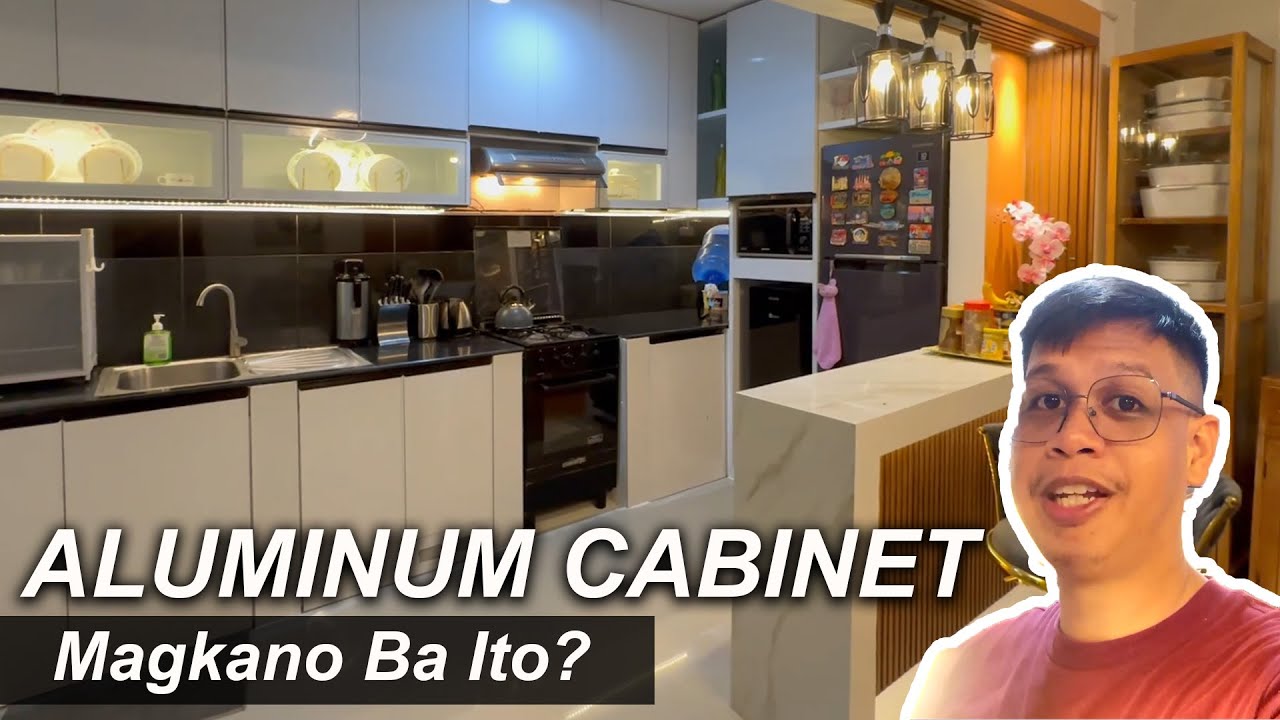 ALUMINUM CABINET , Magkano ito? #kitchencabinets #kitchendesign #interiordesign