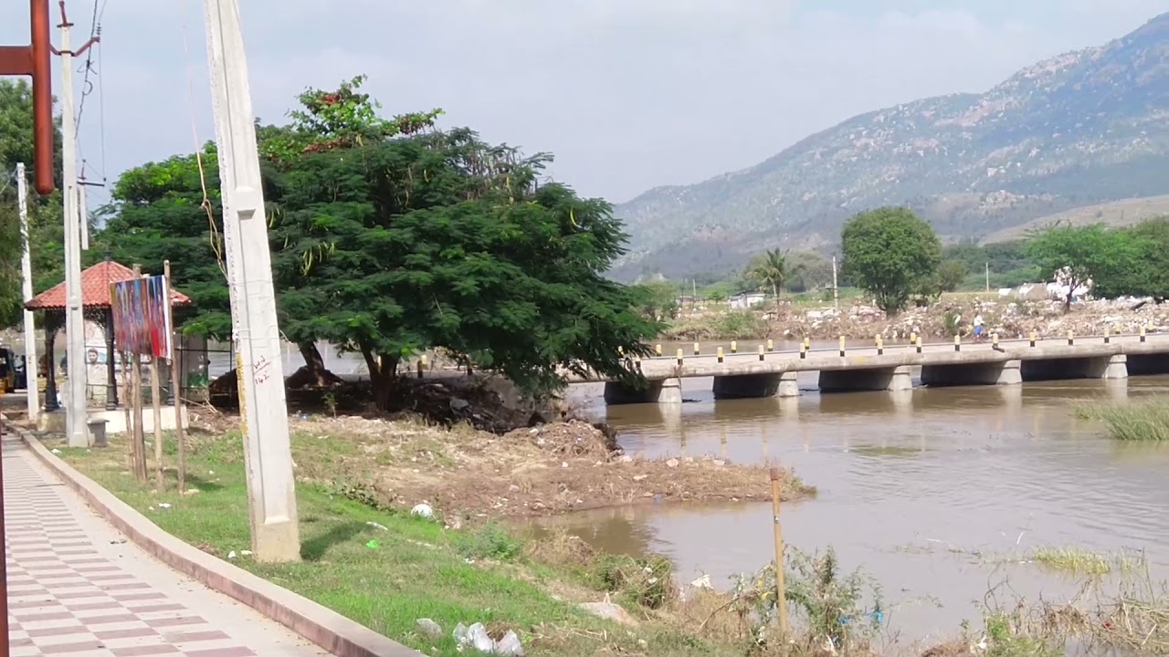 Chitravathi River At Holy Puttaparthy On 2021 Nov 26th, #Chitravathi  #Puttaparthy