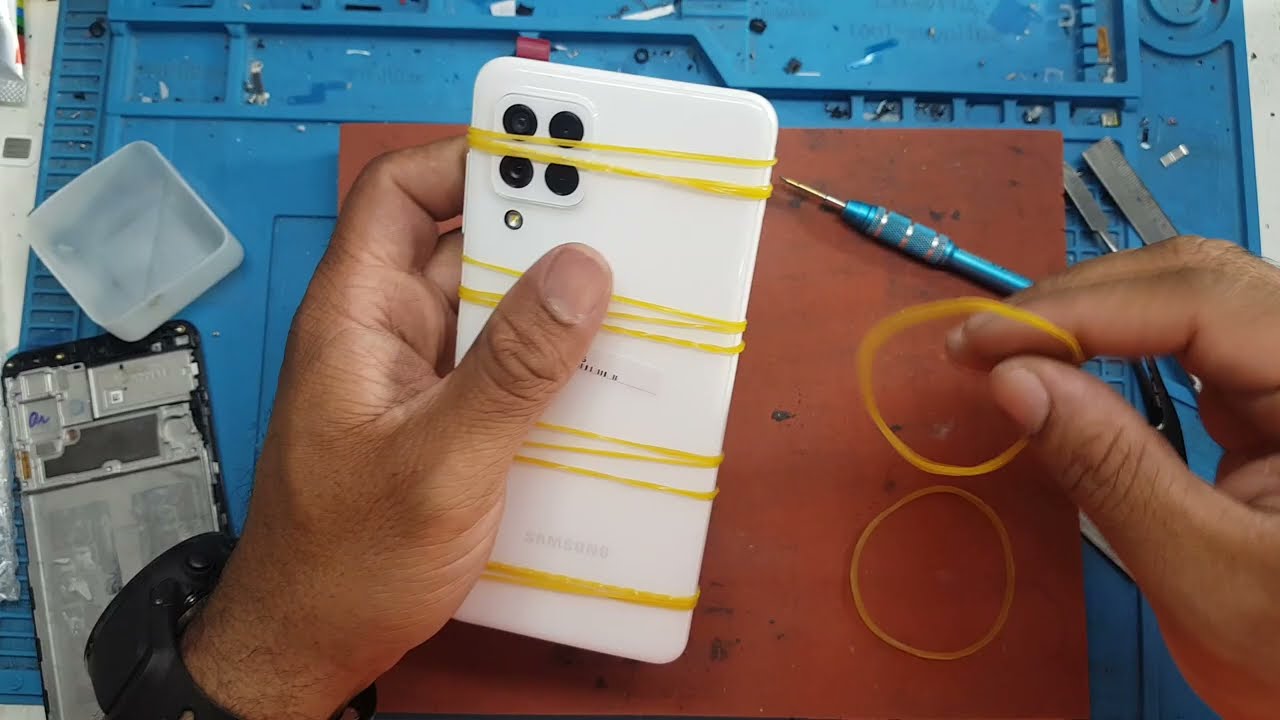 como trocar a tela completa com aro do SAMSUNG A22 4g 👍