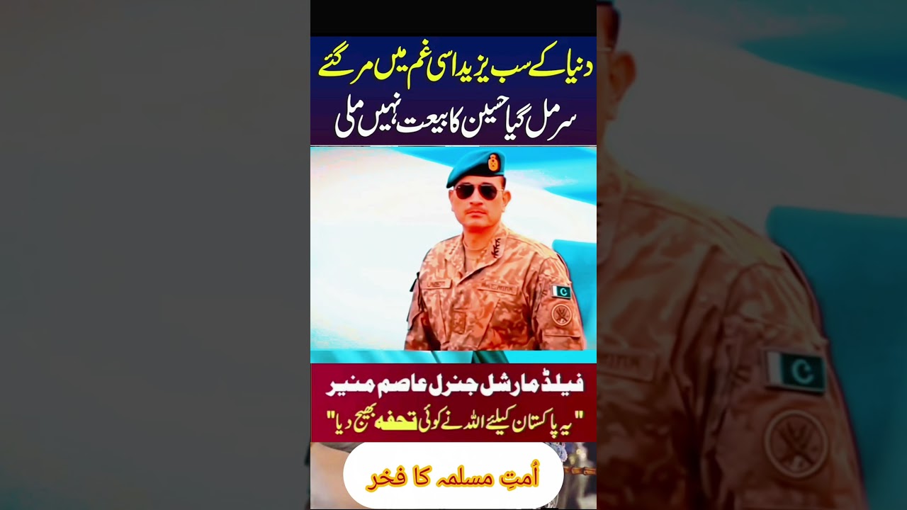King Syed General Asim Munir Chief of staff Army shorts video #shorts #asimmunir
