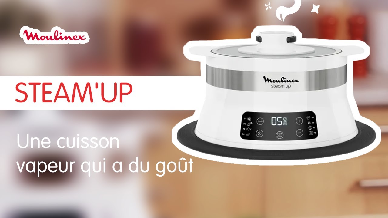 STEAM'UP, le cuiseur &agrave; vapeur invers&eacute;e | Moulinex