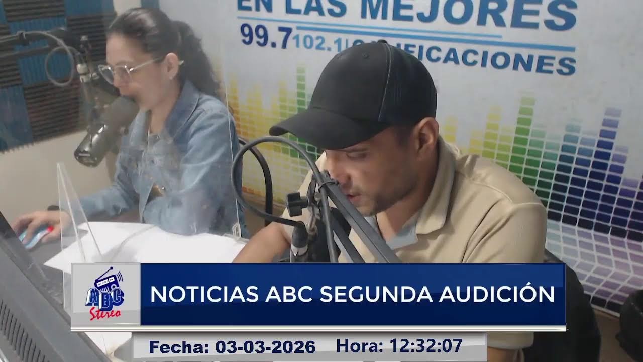 #EnVivo | Noticias ABC Segunda Audición | Martes 03 de Marzo 2026
