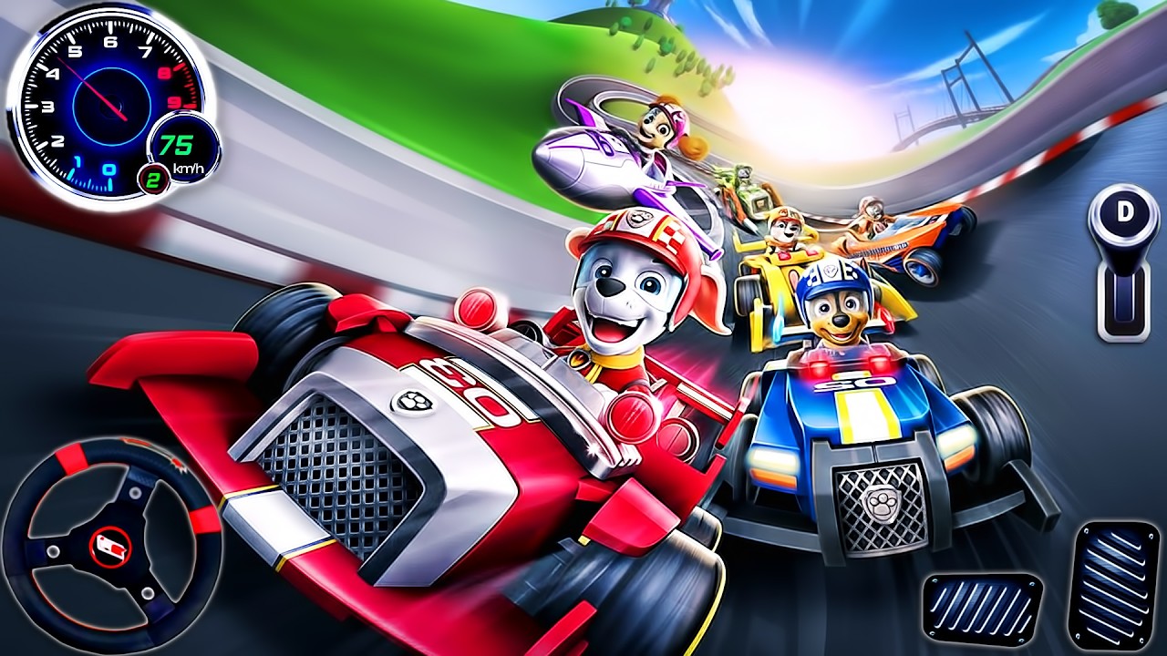 PAW Patrol: Grand Prix - Funny Cars Racing Simulator 3D - PC GamePlay #2