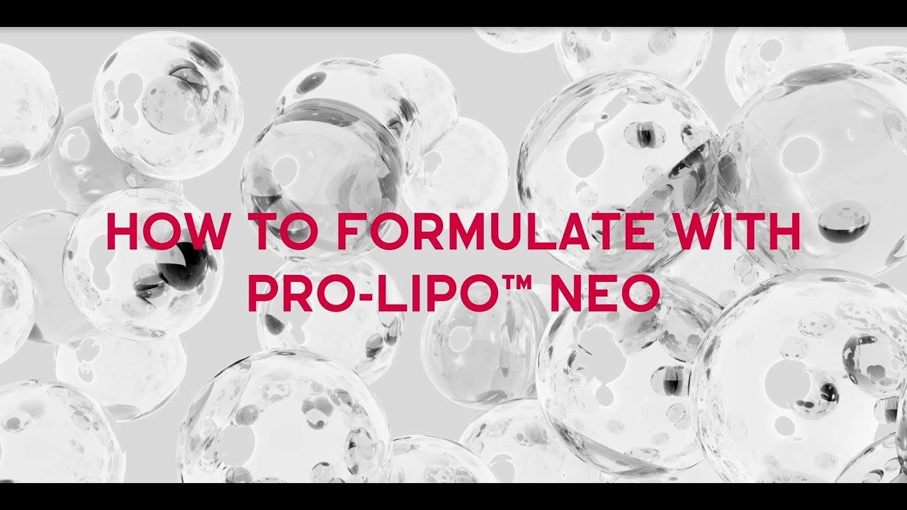 Pro-Lipo™ Neo - How to formulate