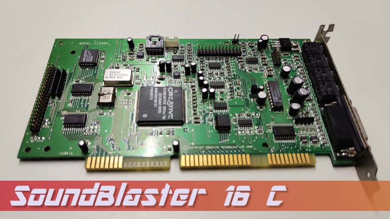 Creative Labs Soundblaster 16 PnP CT2980 playing Doom II & Descent music (CQM FM)