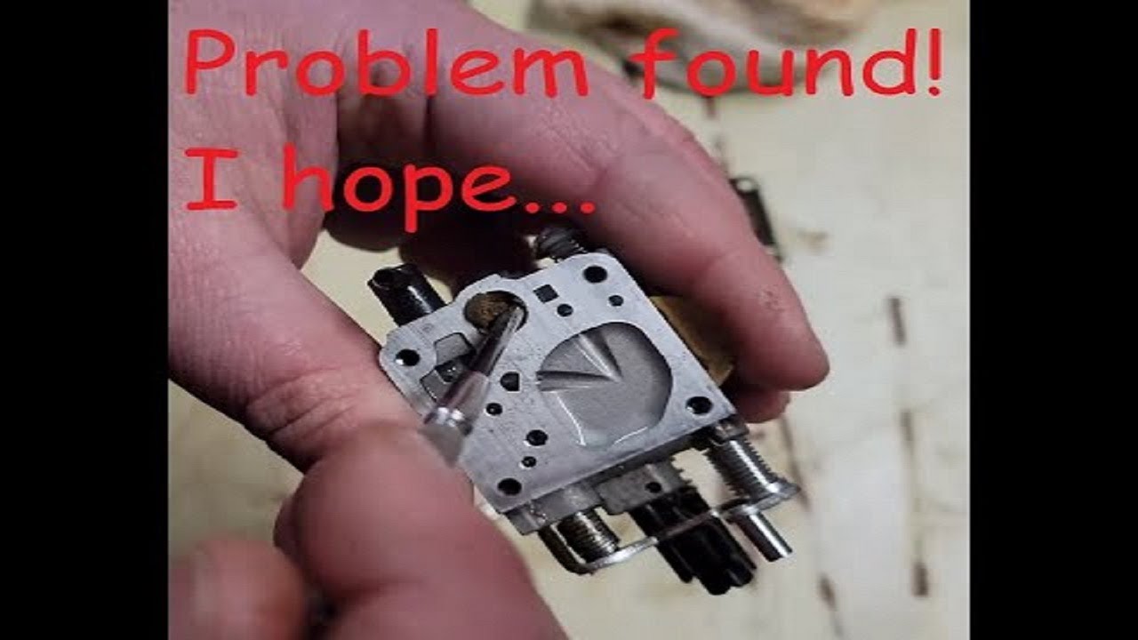 Problem Found!  I hope...Digging into the carb on Holzfforma G 660     #19