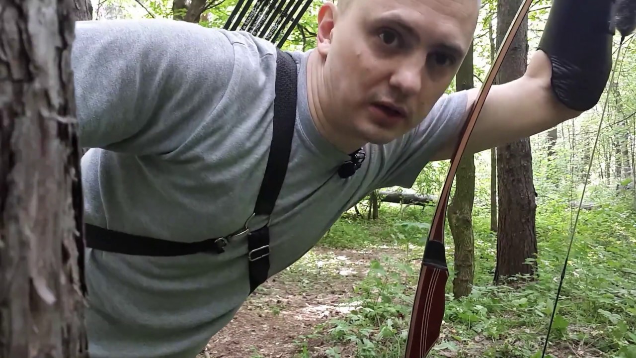 Делаем подвижную мишень. Стрельба из лука.