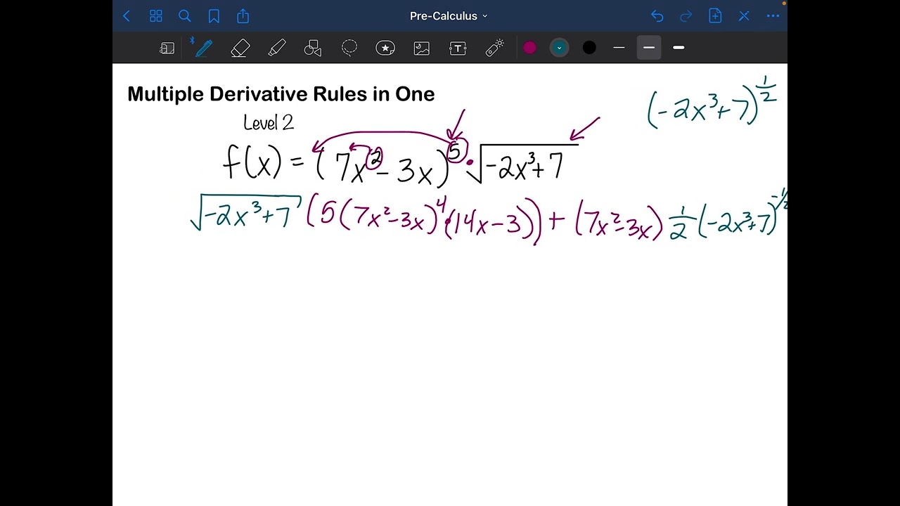 Multiple Derivative Rules (Level 2)