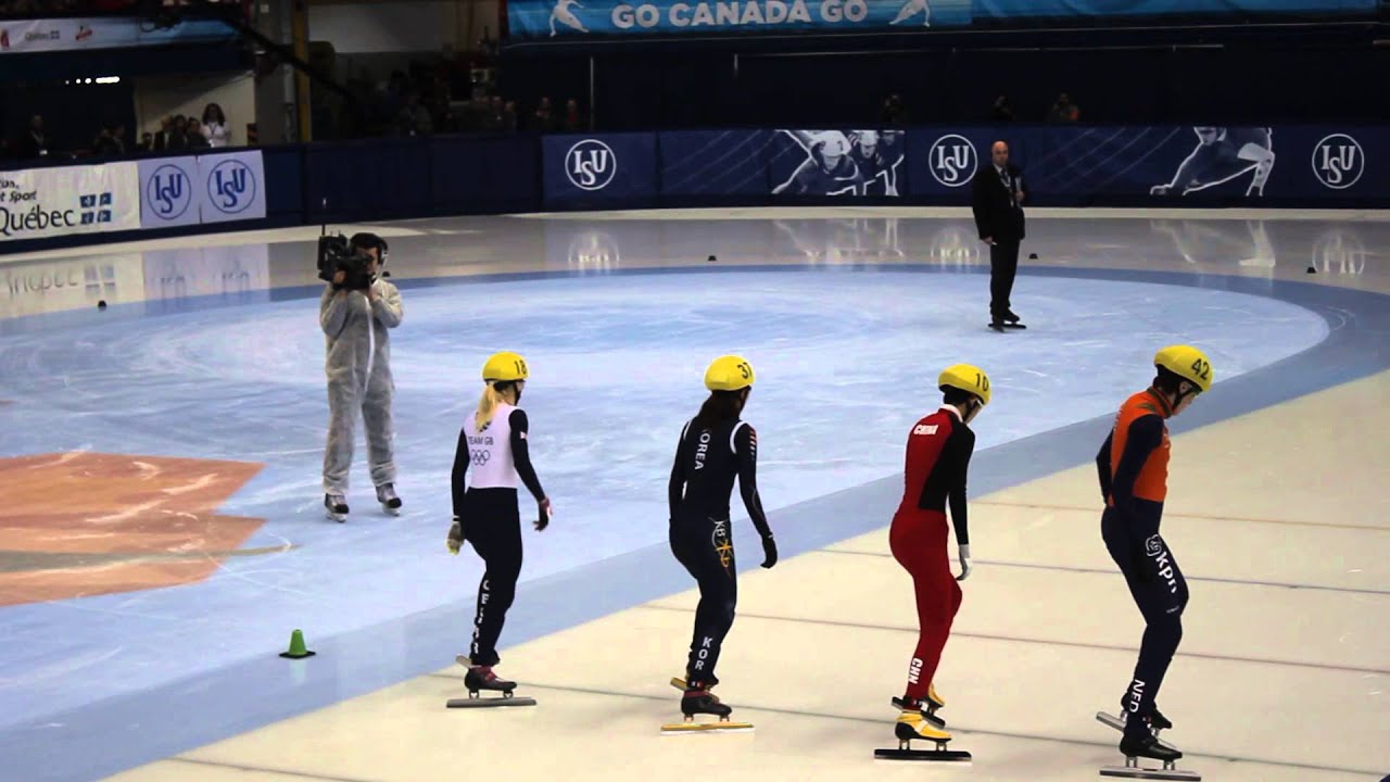 Female 500m A Final Park Seung Hi  2014 ISU Short Track Speed Skating World Cup