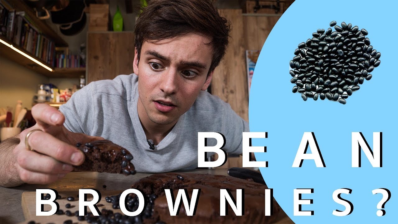 High Protein Chocolate Brownies *MADE WITH BEANS?!* | Tom Daley