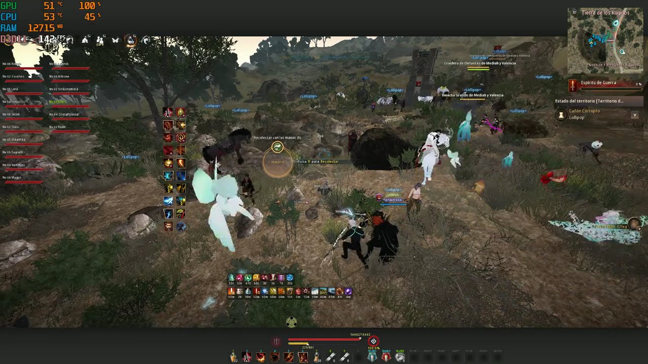 BDO Striker Awakening 격투가 - AMD 5700x3D + AMD RX 580 - Performance Test After Optimization NODE