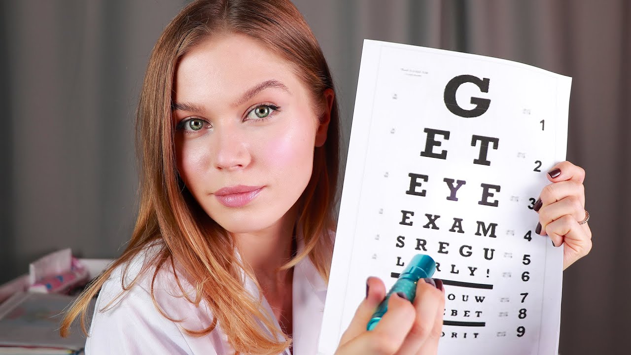 ASMR A Detailed Eye Exam with Dr. Lizi. Medical RP, Personal Attention