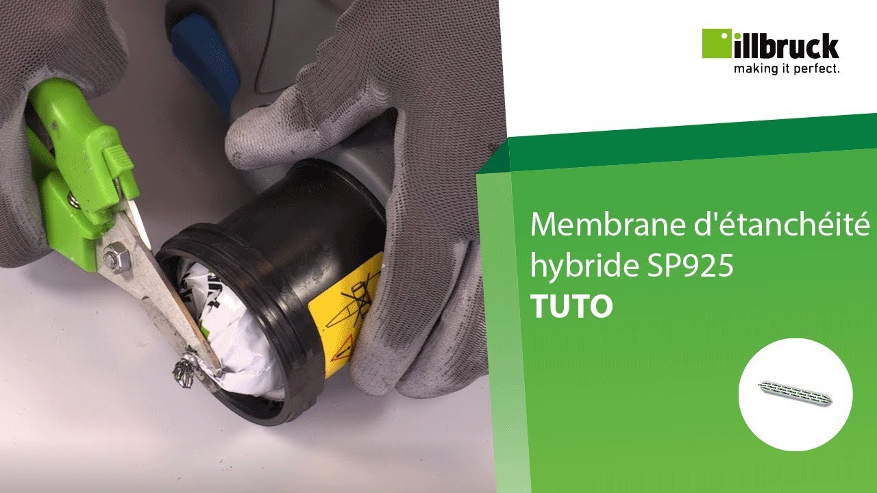 ILLBRUCK - Comment appliquer la membrane d'étanchéité hybride SP925 en sachet ?