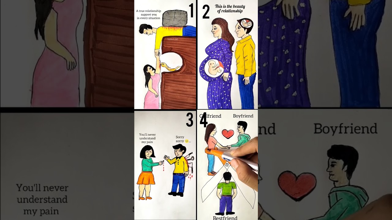A true partner support you in every situation ❤️#shorts#youtubeshorts #viral #motivational #art#love