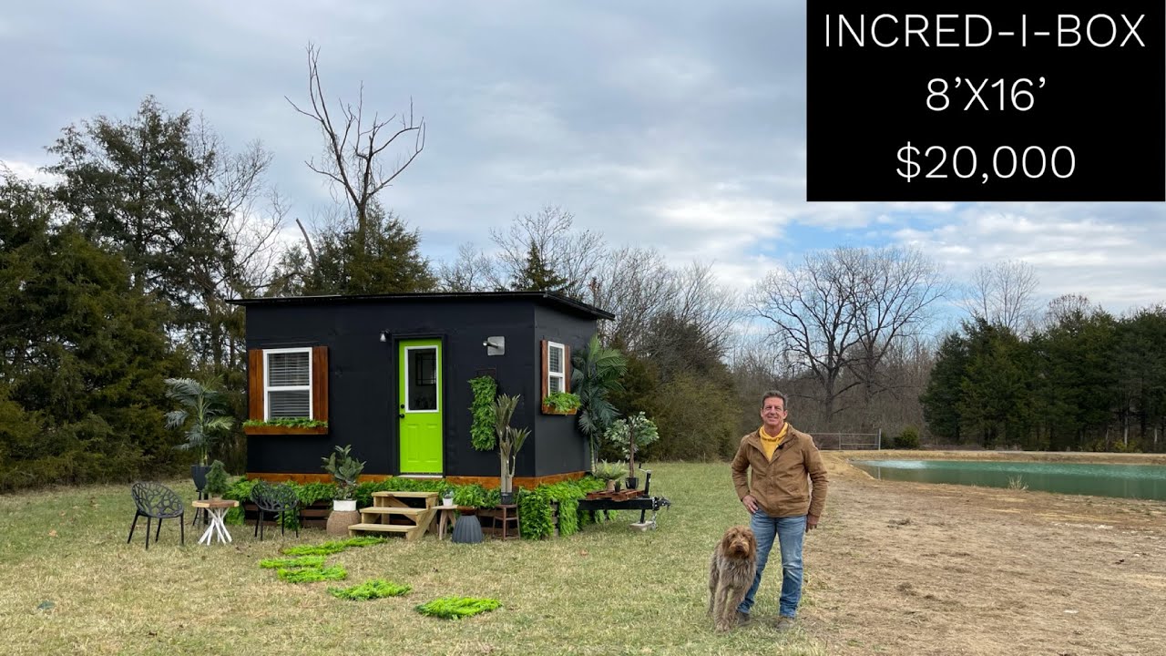 Introducing the World’s First Assembly Line Tiny Home, the “Incred-I-Box” 8’x16’ for $20k!!!! 🏠🤩