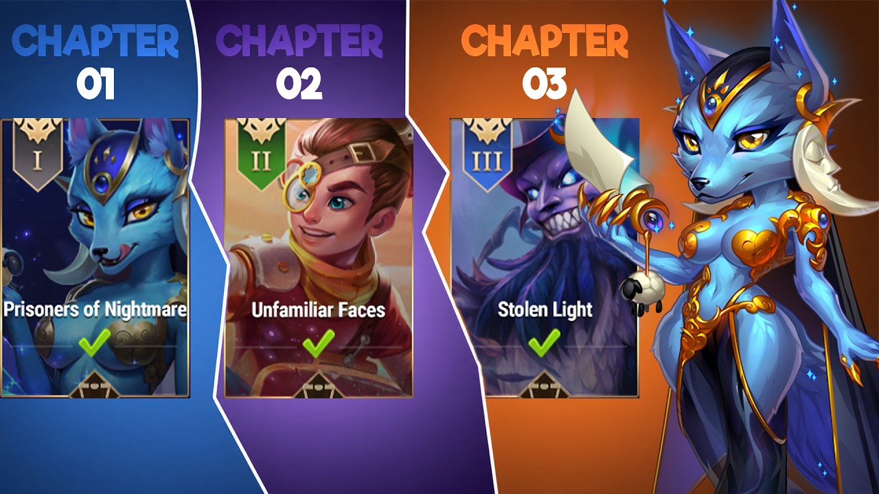 Hero Wars Somna's Adventure Chapter 1-3 Best Teams | Nightmare Abode Event