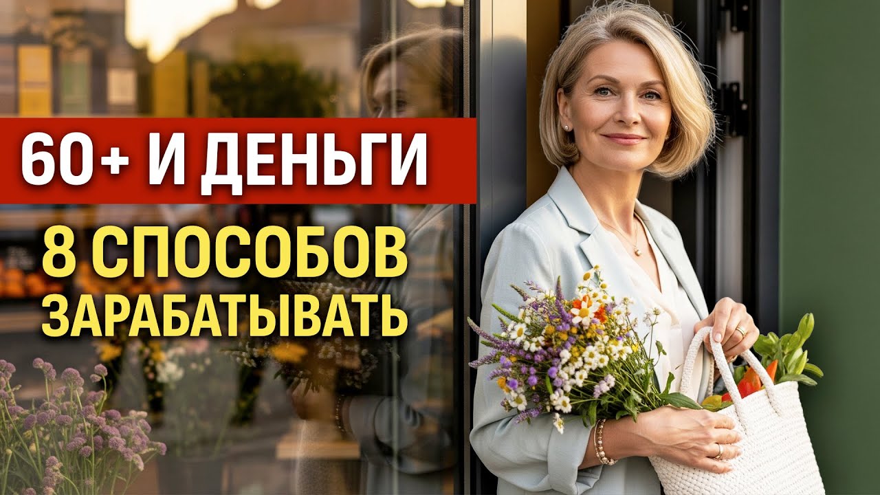 Мне 60. Я Нашла 8 Способов Зарабатывать И Живу Спокойно (Честно)