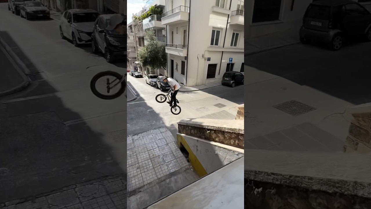 Riding in the centre of Athens 🇬🇷 #bmx #athens #greece #shorts
