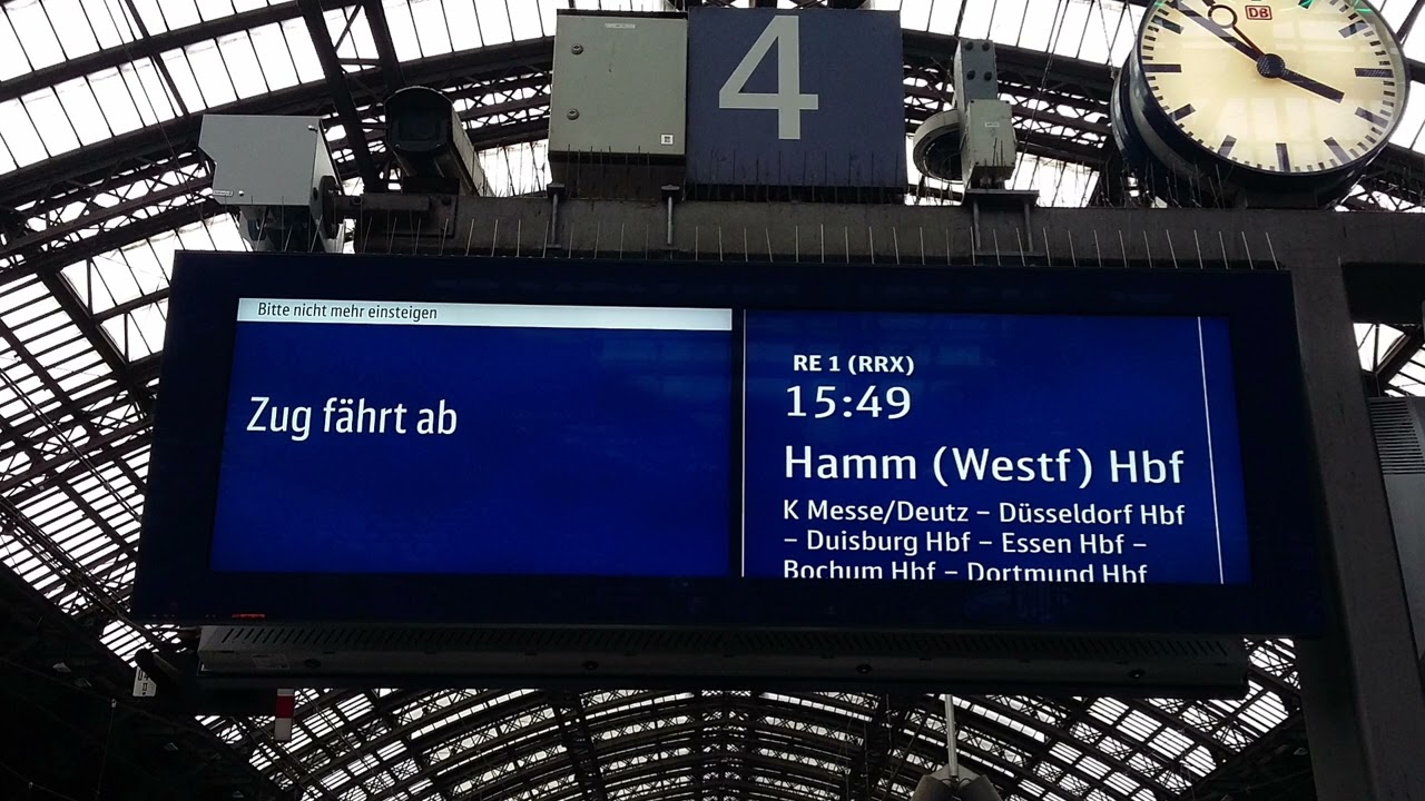 Bahnsteigansagen (Heiko Grauel/Rachel TTS) Köln Hbf [Teil 1]