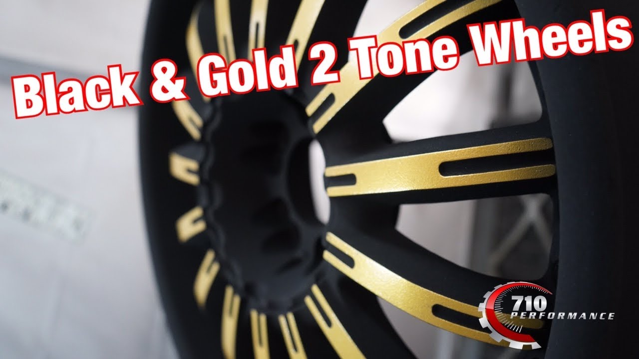 Powder Coating 2 Tone Wheels