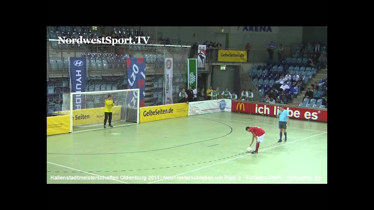 Hallenstadtmeisterschaft Oldenburg 2011 9m Schiessen um Platz 3 SWO - TSV