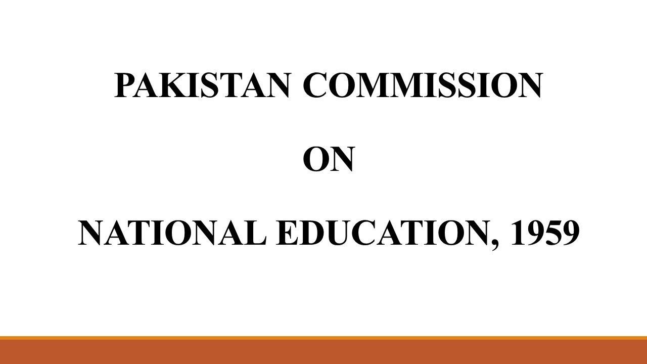 COMMISSION ON NATIONAL EDUCATION, 1959