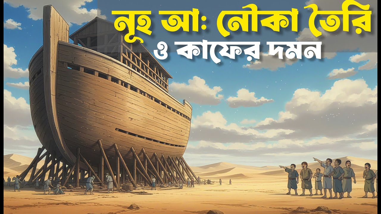 নূহ (আঃ) এর নৌকার সেই ভয়ংকর মহাপ্লাবনের কাহিনী | The Story of Prophet Nuh's Ark