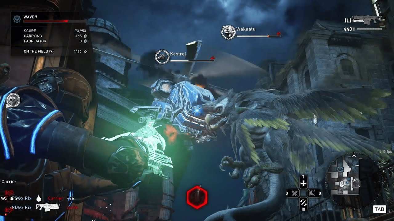 Gears 5 - Boss Rush on Clocktower as Tactician (5 man w/randoms) [close game]