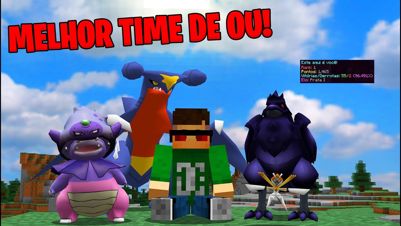 O MELHOR TIME PRA NOVA RANKED DO PIXELMON BRASIL!