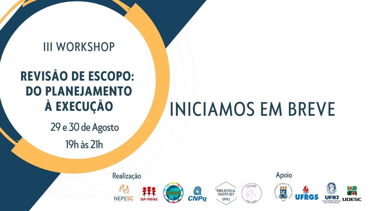 Workshop Revis&atilde;o de Escopo: do planejamento &agrave; execu&ccedil;&atilde;o